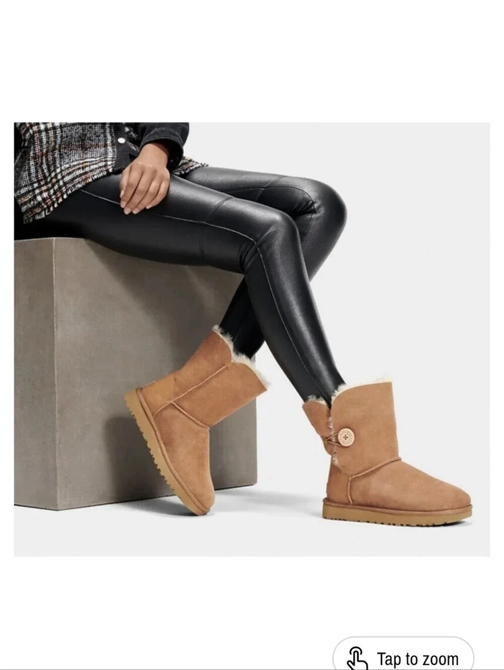NWOT UGG Bailey Button Boots- Chestnut